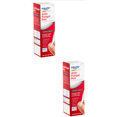 (2 pack) (2 pack) Equate Maximum Strength Anti-Fungal Pen, 0.05 fl oz