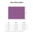 thumbnail image 2 of Throw Blanket for Couch, abstractly purple print Super Soft Fuzzy Comfy Warm Throw Blanket, Cuteness Lightweight Cozy Plush Flannel Blanket & Throws for Sofa and Bed All Season, 2 of 5