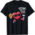 thumbnail image 1 of Camiseta deportiva de baloncesto para el día de San Valentín, para hombres y niños, 1 of 2