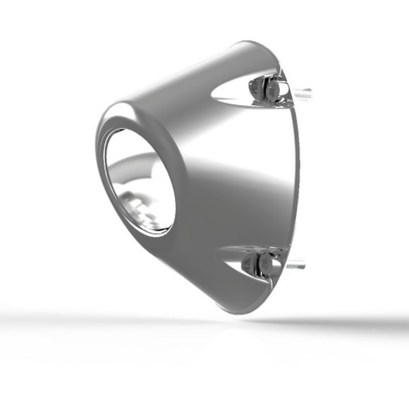 HMF Engineering Euro Vertical Elliptical End Cap, Polished