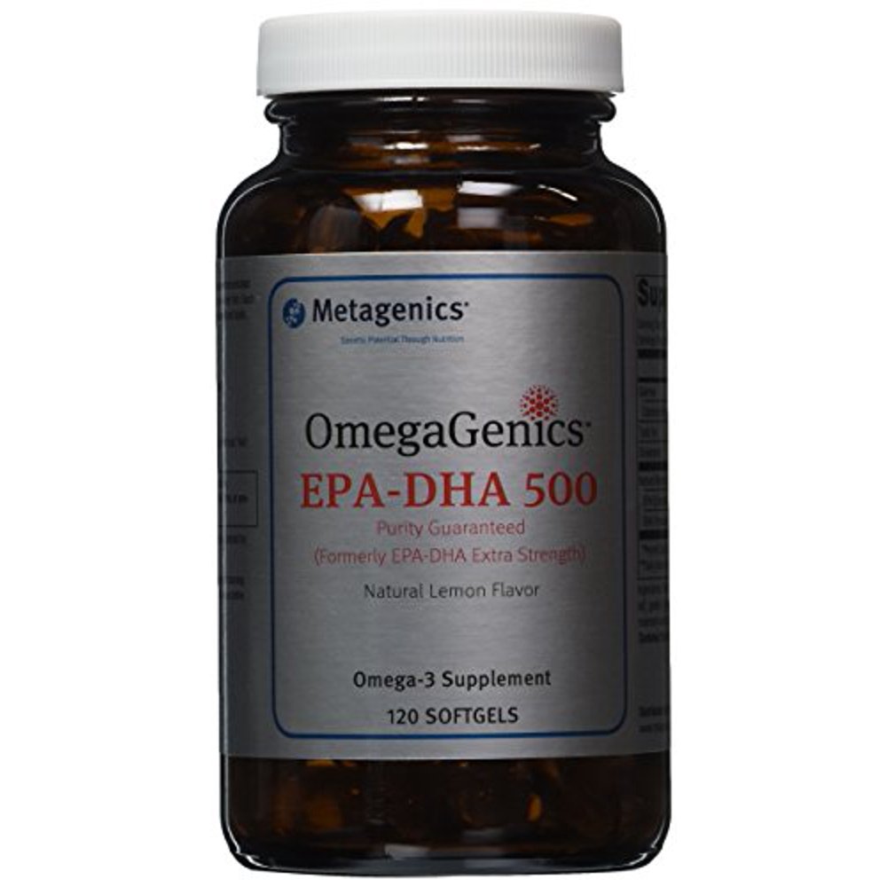 Metagenics OmegaGenics® EPADHA 500 Omega3 Oil Daily Supplement to Support Cardiovascular