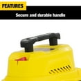 thumbnail image 6 of Stanley SL18910P-3 3 Gallon 3 Max HP Portable Lightweight Wet/Dry Vacuum, Yellow, 6 of 8