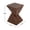 Dark Brown, variant on Patio Table, Outdoor Rattan rope & Acacia Wood Side Table - Patio Balcony Furniture for Garden, Yard, Balcony - Weather Resistant(Rope Beige, Natural Iron), Teak+ Beige Outdoor Dining Table