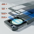 thumbnail image 2 of for Samsung Galaxy Z Flip 6 Case with Hinge Protection, Carbon Fiber Texture Slim Shockproof Durable Anti-Scratch Hard PC Protective Phone Cover Case for Samsung Galaxy Z Flip 6, Green, 2 of 6