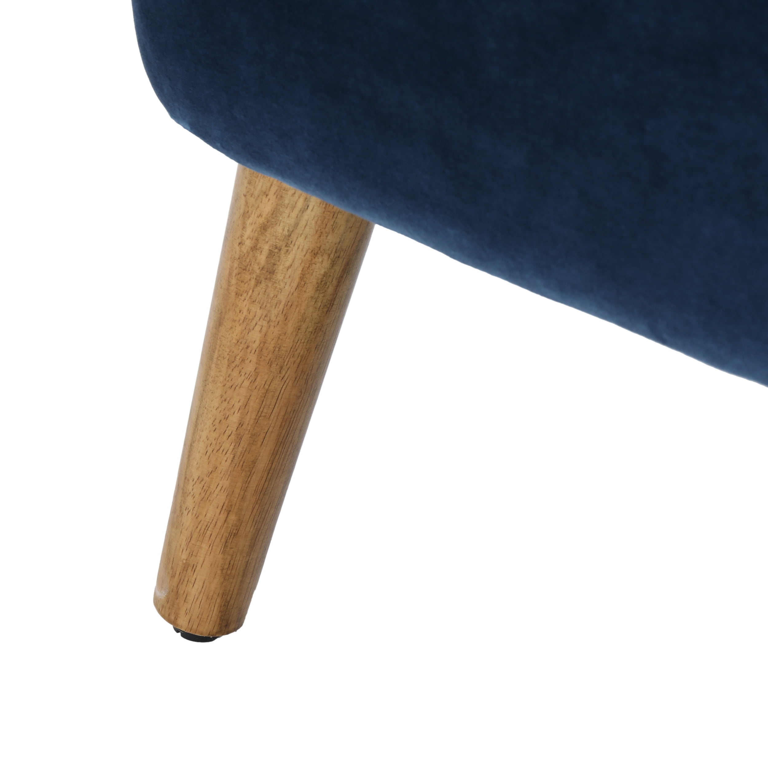 Noble House Albert Indoor Modern Upholstered Velvet Loveseat, Cobalt