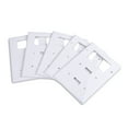 thumbnail image 3 of Cable Matters (5-Pack) Decorator Device & 2xToggle Switch Triple-Gang Wall Plate in White, 3 of 5