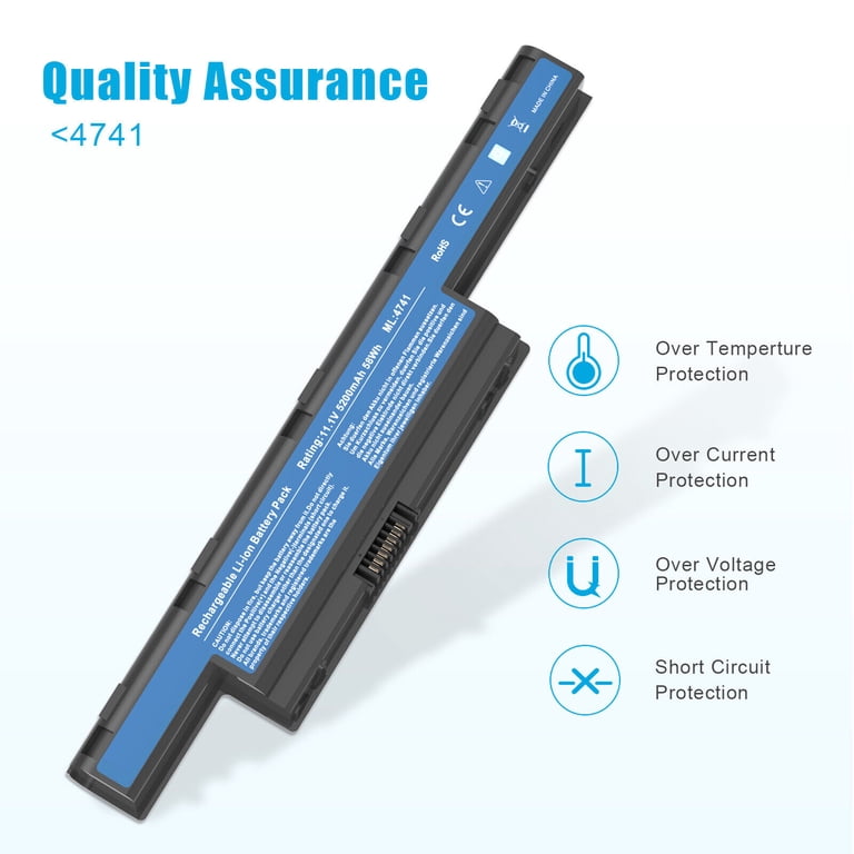 DTK Batteria di ricambio per Acer Aspire 5750G 5750 5742 5742G 5755G DTK Batteria di ricambio per Acer Aspire 5750G 5750 5742 5742G 5755G