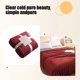 thumbnail image 4 of Manta multifuncional cálida y difusa suave - Funda de franela para siesta de verano - 70x100cm/27.55x39.37in - Acogedora manta de sofá cama lavable a máquina - 7 colores - 100% poliéster - Ligero, 4 of 5