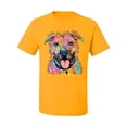 thumbnail image 3 of Dean Russo Best Dog Dog Lover Men's Graphic T-Shirt, Gold, X-Large, 3 of 6