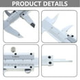 Vernier Caliper for Depth Thickness Measurements 0-150mm/0-6in ...