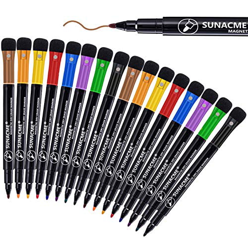White K1O3 Colour 8 X1I8 Erase Dry Eraser Set Magnetic White Board Marker Pens