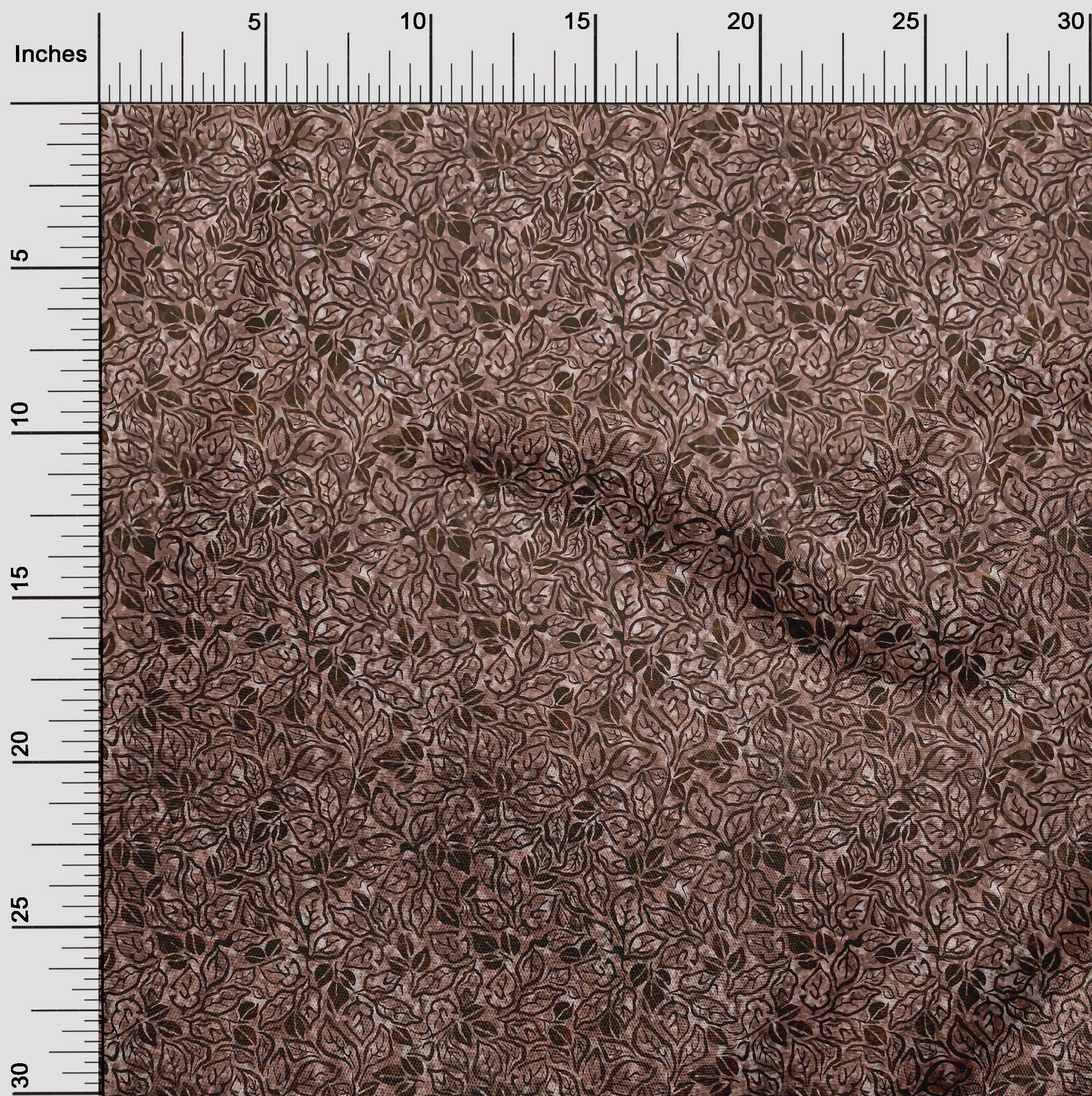 oneOone Cotton Poplin Brown Fabric Aian Batik Sewing Fabric By The Yard Printed Diy Clothing Sewing Supplies 56 Inch Wide