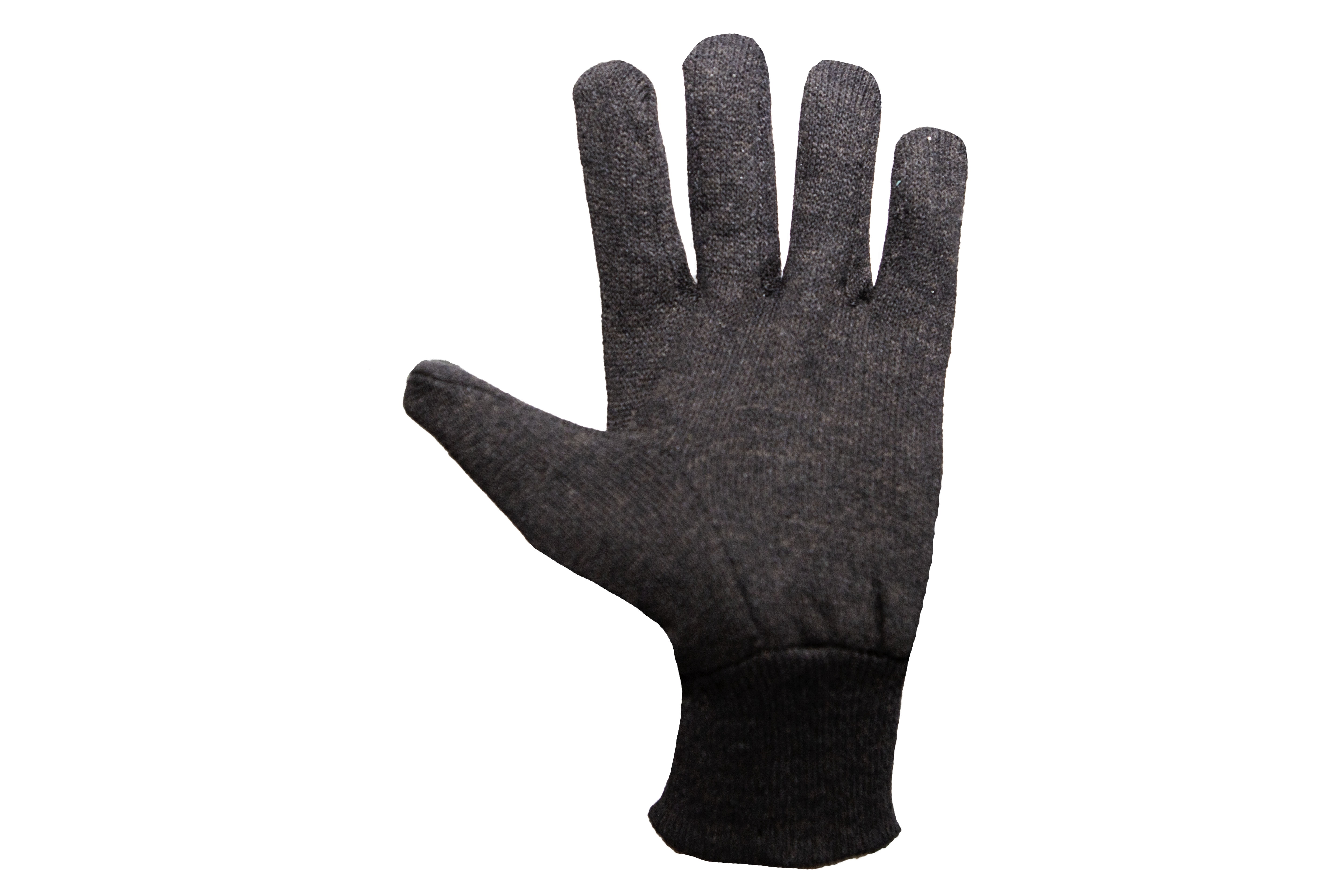 G & F Products Heavy Weight 9OZ Cotton Brown Jersey Work Gloves, Knit Wrist, x-Large, 12 Pair Pack