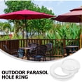 thumbnail image 3 of 4 Ensembles Anneau de Trou de Parasol de Table de Patio Transparent avec Capuchons, 3 of 9