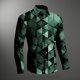 thumbnail image 1 of Camisa de manga larga para hombre Camisa informal abstracta novedosa para vacaciones, uso diario, fin de semana, moda informal, otoño e invierno, camisetas de manga larga, 1 of 6