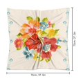 thumbnail image 3 of Head Scarf for Women,27.5 Inches Pioneer Colorful Flowers Square Like Head Scarf for Women,Silk Bandana Hair Wrap Neck Scarf for Women's, 3 of 6