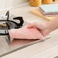 thumbnail image 4 of 12 Pack Kitchen Cloth Dish Towels, Premium Dishcloths, Super Absorbent Coral Velvet Dishtowels, Nonstick Oil Washable Fast Drying (Green-Grey), 4 of 16