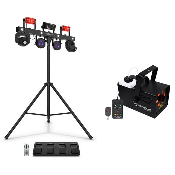 Chauvet DJ GigBAR MOVE ILS Lighting Kit w/Tripod Footswitch Remote Bags Fogger