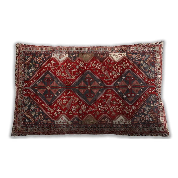Ahgly Company Indoor Rectangular Traditional Lumbar Throw Pillow, 13 inch by 19 inch