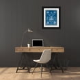 thumbnail image 3 of Vision Studio 12x14 Black Ornate Wood Framed with Double Matting Museum Art Print Titled - Marine Blueprint IV, 3 of 4