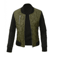 thumbnail image 2 of Huyghdfb Woman's Retro Patchwork Loose Jacket, Long Sleeve Zipper Quilted Cardigan, 2 of 8
