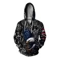 thumbnail image 3 of Sudadera con capucha con estampado gráfico de águila para hombre, ropa de otoño Y2k, nueva sudadera de moda, sudadera con cremallera, sudadera con capucha para hombre, 3 of 5