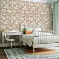 thumbnail image 2 of Peel and Stick Wallpaper Contact Paper Gender neutral floral Simple whimsical romantic tone Kids Self Adhesive and Removable 24in x 118in, 2 of 8