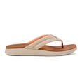 thumbnail image 2 of COBIAN Adult Female Darby Flip Flop Sandals, Color: Cream, Size: 07 (DAR24-110-07), 2 of 5