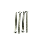 Bolt Dropper #4 x 1-1/4 Stainless Flat Head Phillips Wood Screw, (100 pc), 18-8 (304) Stainless Steel Screws by Bolt Dropper