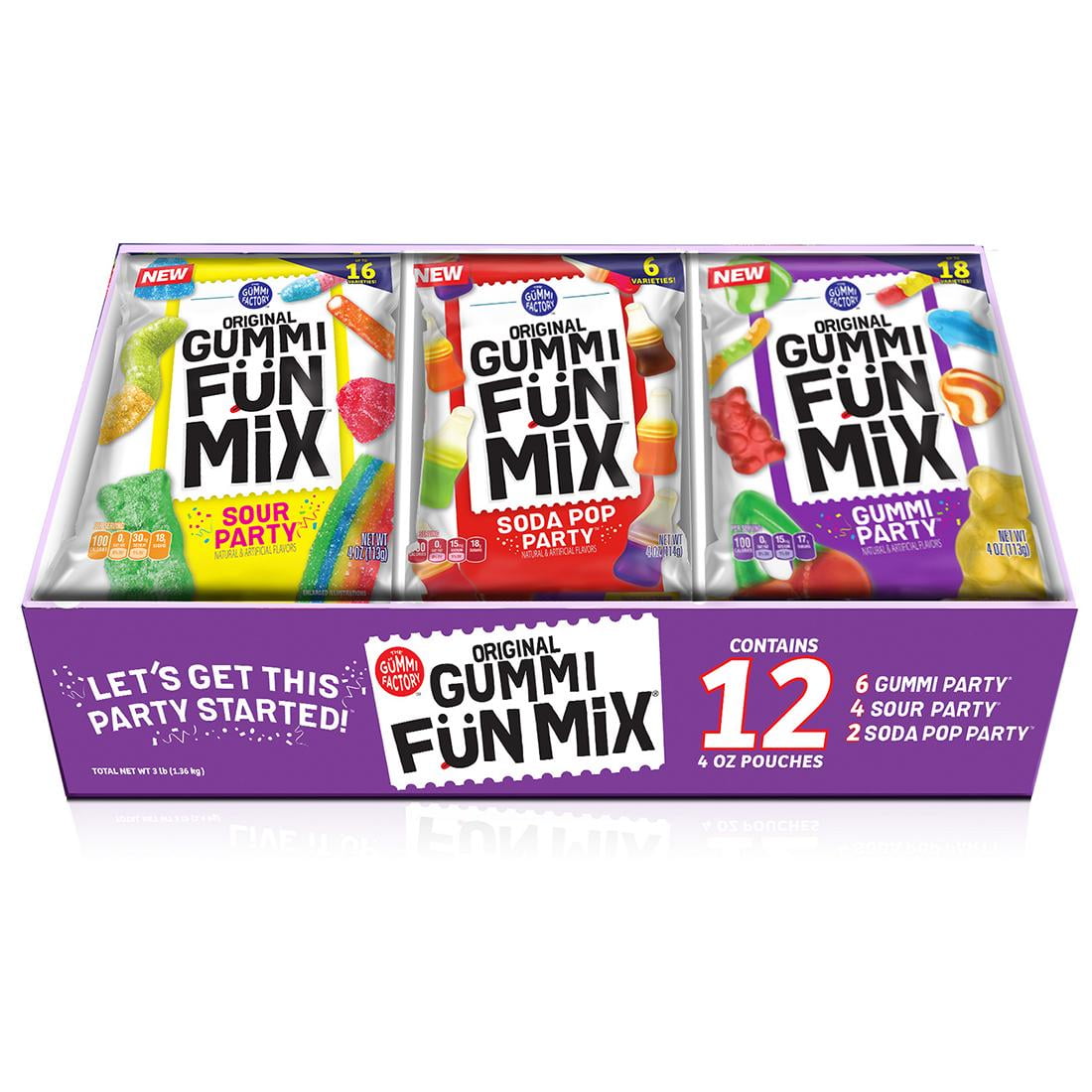 The Gummy Factory Original Gummy Fun Mix, 12 pk./4 oz. Gummy Party