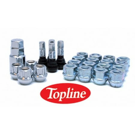 Mag Wheel Nuts - Topline WHEEL # C400404 Lug nut: 1/2'' RH short mag shank open end