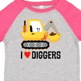 thumbnail image 4 of Inktastic Construction Truck I Love Diggers Boys or Girls Toddler T-Shirt, 4 of 5