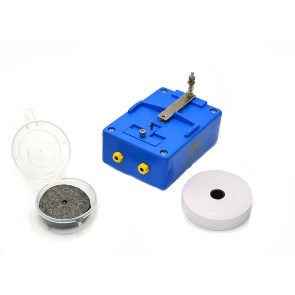 Ticker Tape Timer Device - For Measuring Speed & Acceleration - Includes Ticker Tape, Carbon Disks, Instructions - Eisco Labs