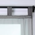 thumbnail image 3 of Store Romain avec Boucles Rideaux Cuisine Stores Romains Transparents Store à Boucle Rideaux Modernes en Voile, (Gris,140 x 155cm), 3 of 4