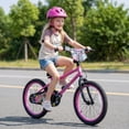 thumbnail image 2 of OLAKIDS Kids Bike, 12 14 16 18 Inch Toddler Children BMX Bicycle with DIY Drawing Board Training Wheels Adjustable Seat Handbrake Coaster Brake Safety Bell, 2 of 9