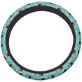 thumbnail image 1 of Rottweiler Dog Toy Art Blue Steering Wheel Cover Breathable Auto for Unisex Universal 15 Inches Customized Gift, 1 of 8