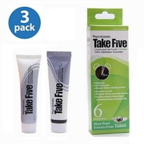 Dongsung Take Five Hair Color Cream #6 Dark Brown for Gray Coverage, Ammonia Free Speed Hair Dye (Pack of 3)