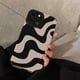 thumbnail image 4 of Funda de teléfono a rayas de cebra para iPhone 14 Pro Max 11 12 13 Pro 7 8 Plus X XS Max XR, funda trasera de silicona suave a prueba de golpes, 4 of 4
