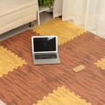 thumbnail image 1 of Home Floor Mat Carpet Blanket Exercise Gym Bathroom EVA Rug Kid Play Crawling Wood Pattern Foam Carpet, 1 of 9