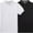 Black/White(PACK A), variant on Bienzoe Boy's Breathable Short Sleeve Polo 2pcs Pack 4/5 Black/White