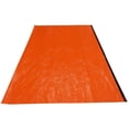 thumbnail image 4 of Tente Thermique en Mylars Réutilisable d'Urgence Extra Grand 62” X 96.8” Ensemble de Couvertures en Mylars Authentiques pour Extérieur, Survie, Camping, Randonnée, Marathons, Sans-Abri, Premiers Secours, 4 of 8
