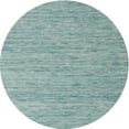 thumbnail image 1 of Ahgly Company Machine Washable Indoor Round Contemporary Light Steel Blue Area Rugs, 7' Round, 1 of 7