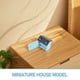 thumbnail image 2 of Casa en miniatura, maqueta de madera, casita decorativa, adorable mini casa, 2 of 8
