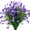 Purple, variant on 2 Bundles Artificial Calla Lily Fake Flowers, Outdoor Uv Resistant Faux Plants, Calla Lily Bridal Wedding Bouquet for Wedding Office Home Garden Decor(White)