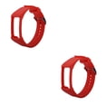 thumbnail image 2 of QualitChoice Remplacement pour Polar A360 A370 Bracelet Intelligent A370 Bracelet de Montre Bracelet Rouge 2ensemble, 2 of 6