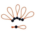 thumbnail image 1 of Cordón de Bo Elástica Pesada de 6 Pieza de Lona para Tienda Tope Naranja 4 pulgadas Macarena Pelota Bungee, 1 of 8
