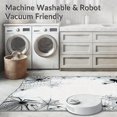 thumbnail image 5 of ODIKA 4'x6' Machine Washable Non-Slip Area Rug, Eerie Spider Web Halloween High Traffic Rug, White, 85216, 5 of 5
