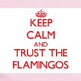 thumbnail image 2 of CafePress - Keep Calm And Trust The Flamingos Body Suit - Baby Light Bodysuit, Size Newborn - 24 Months, 2 of 4