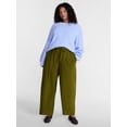 thumbnail image 2 of Terra & Sky Women's Plus Knit Crewneck Pullover Sweater, Sizes 0X-5X, 2 of 5