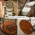 thumbnail image 6 of Vintage Hourglass Sand Timer Decor,360° Rotating 15 Min White Sand Visual Timer for Home,Office Desk Decor, 6 of 6